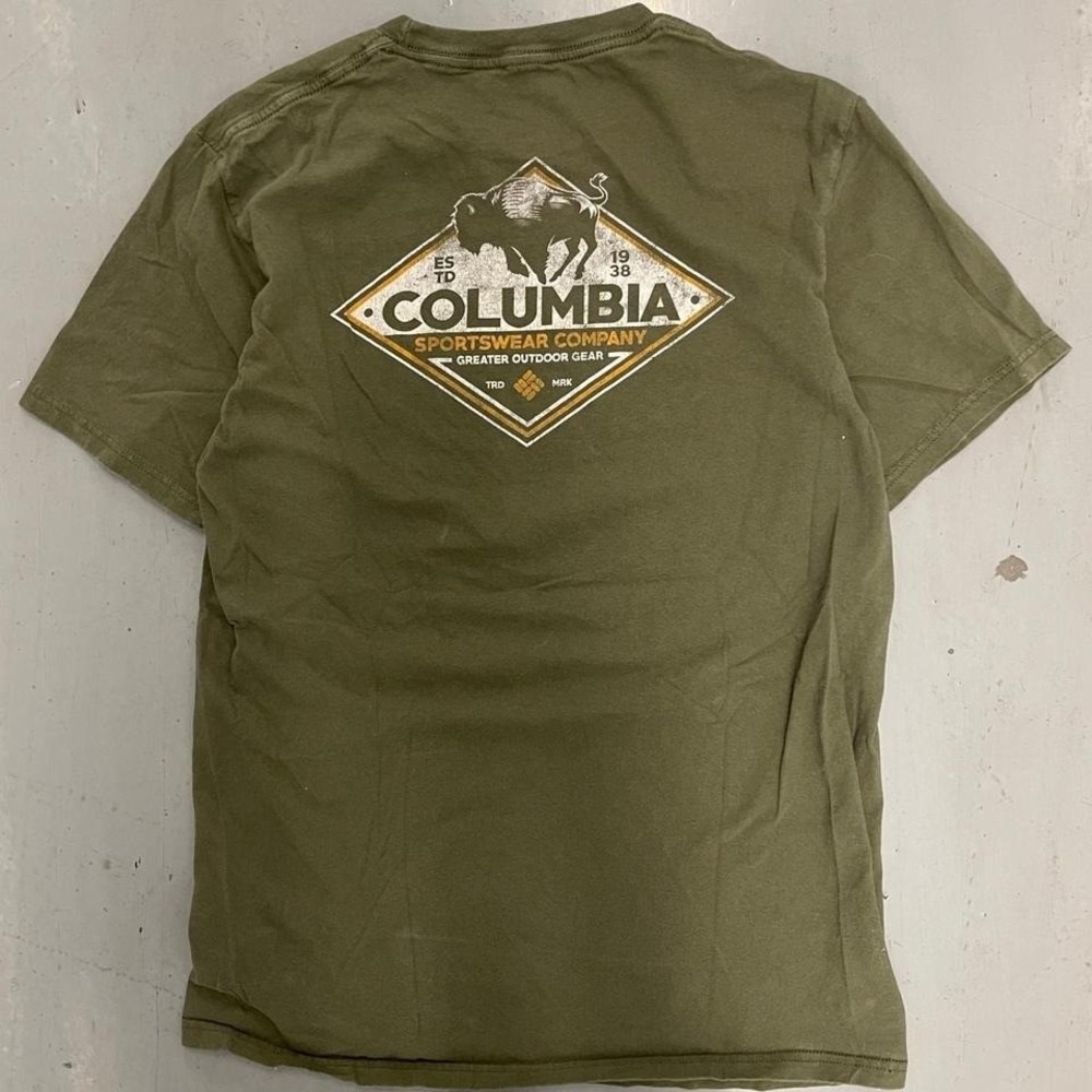 Outdoors Columbia green hiking tee‎
